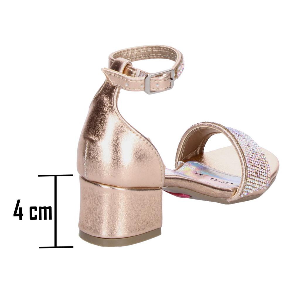 Foto 3 | Sandalias Tropicana Rose Gold Para Niña [tro1431] Dorado