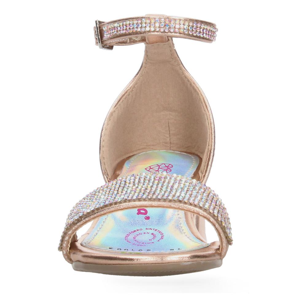 Foto 5 | Sandalias Tropicana Rose Gold Para Niña [tro1431] Dorado