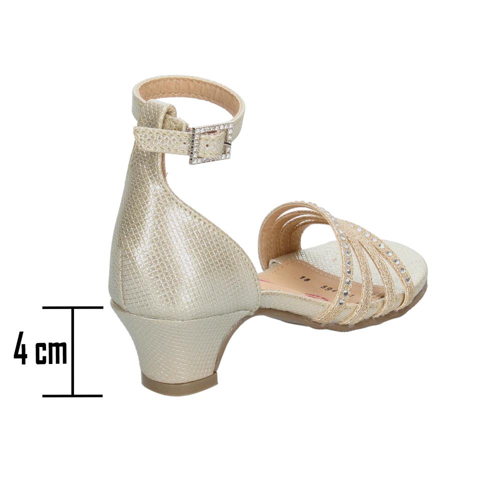 Foto 4 pulgar | Sandalias Tropicana Dorado Para Niña T22-26 [tro1569] Dorado