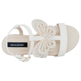 Foto 3 | Sandalias Exterior Piel Vegana Color Late Para Niña De Rbcollection