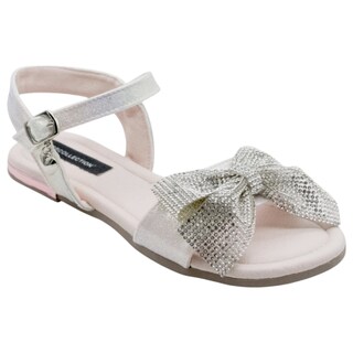 Foto 1 | Sandalias Exterior Piel Vegana Color Oro Para Niña De Rbcollection