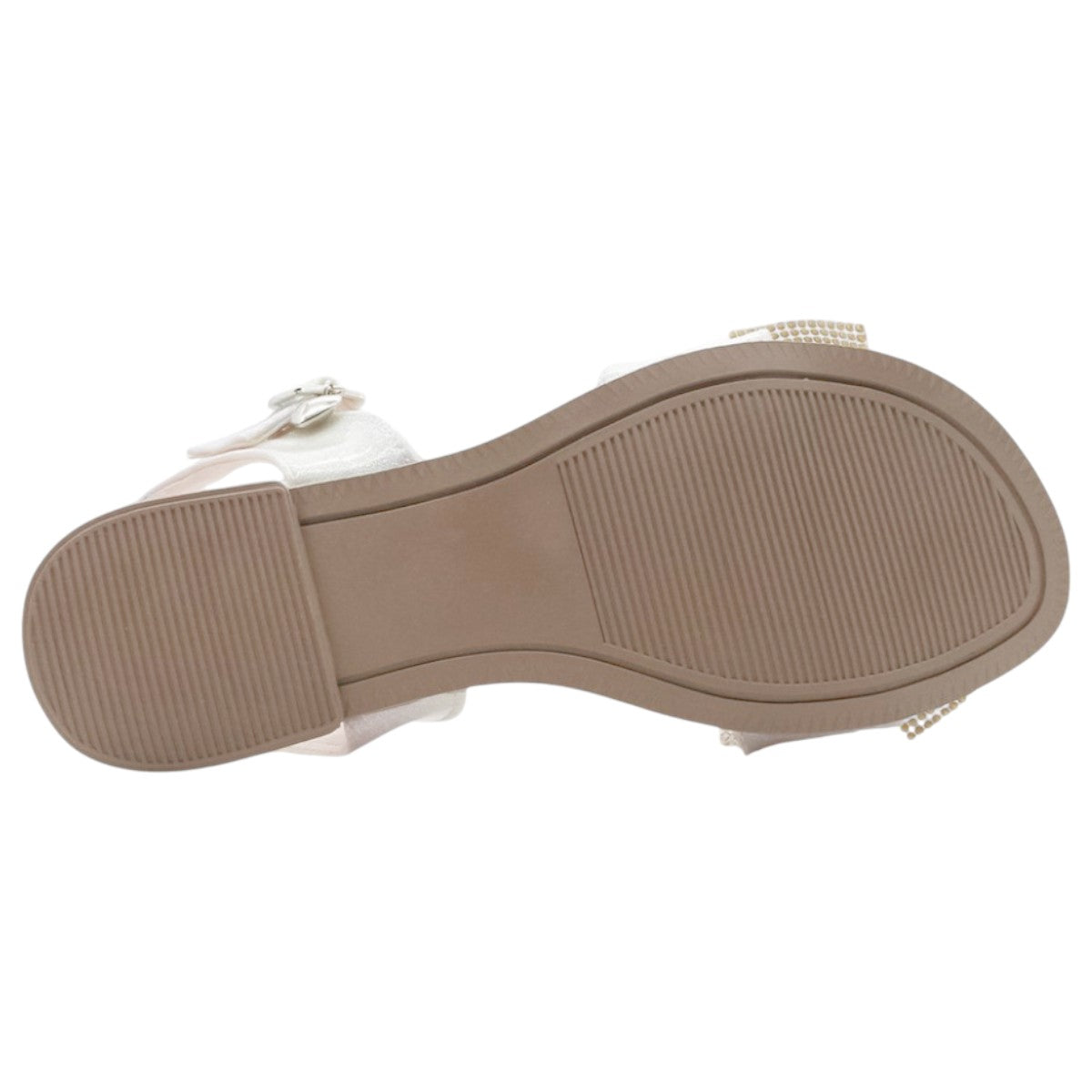 Foto 4 | Sandalias Exterior Piel Vegana Color Oro Para Niña De Rbcollection