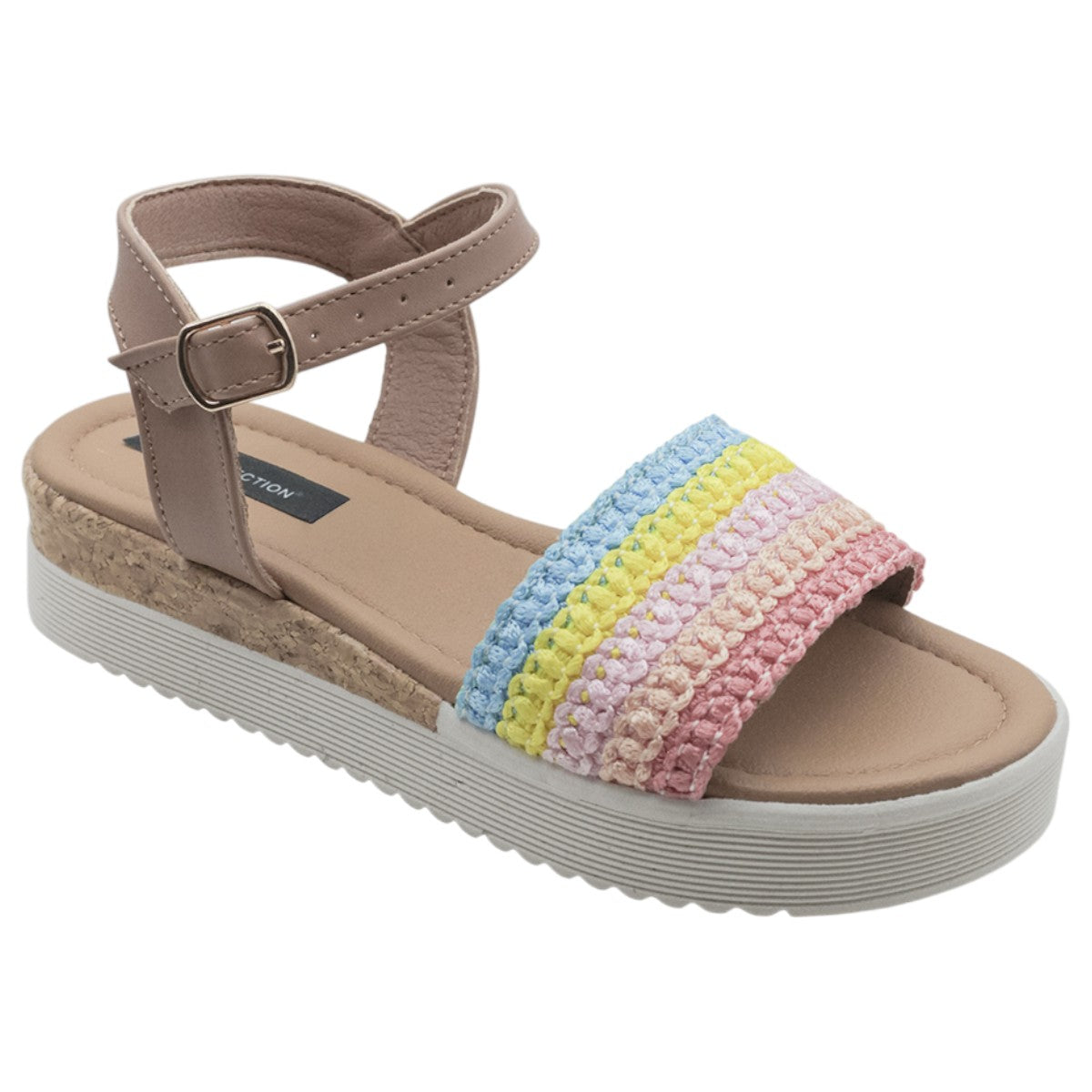 Foto 2 pulgar | Sandalias Exterior Piel Color Multicolor Para Niña De Rbcollection