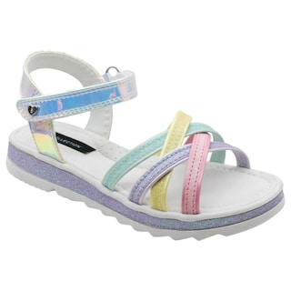 Foto 1 | Sandalias Exterior Piel Vegana Color Multicolor Para Niña De Rbcollection