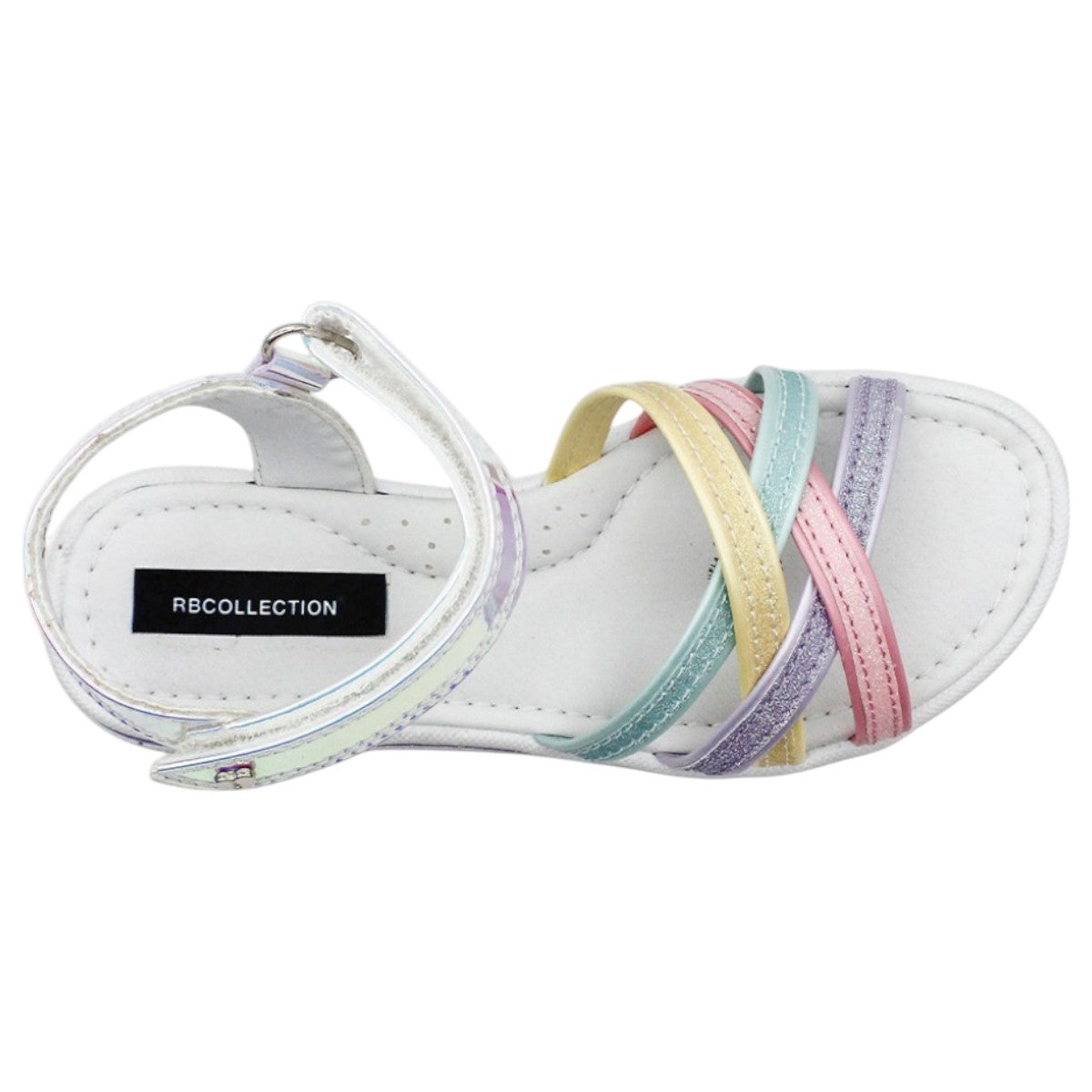 Foto 4 pulgar | Sandalias Exterior Piel Vegana Color Multicolor Para Niña De Rbcollection