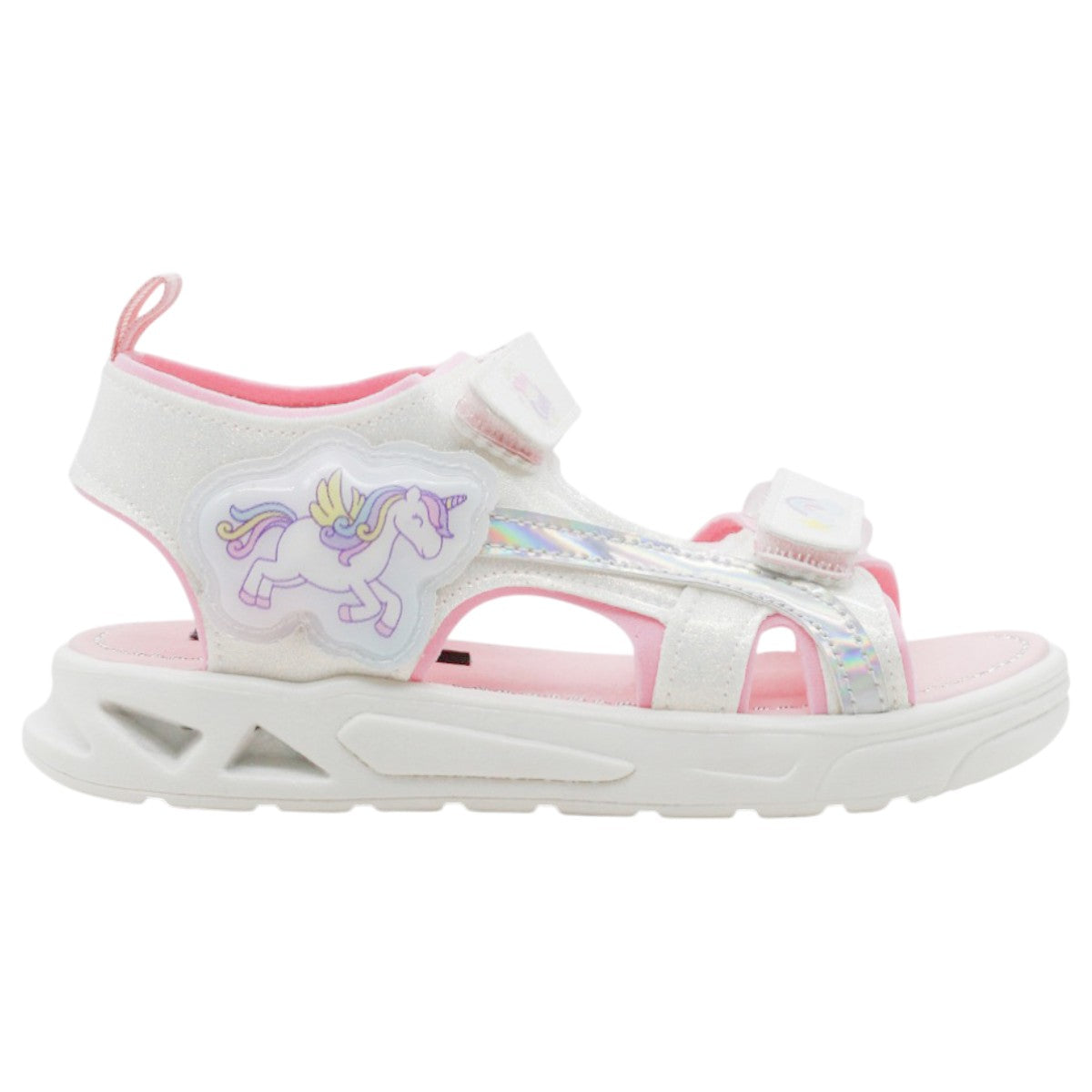 Foto 2 | Sandalias Exterior Sintético Color Plata Para Niña De Rbcollection