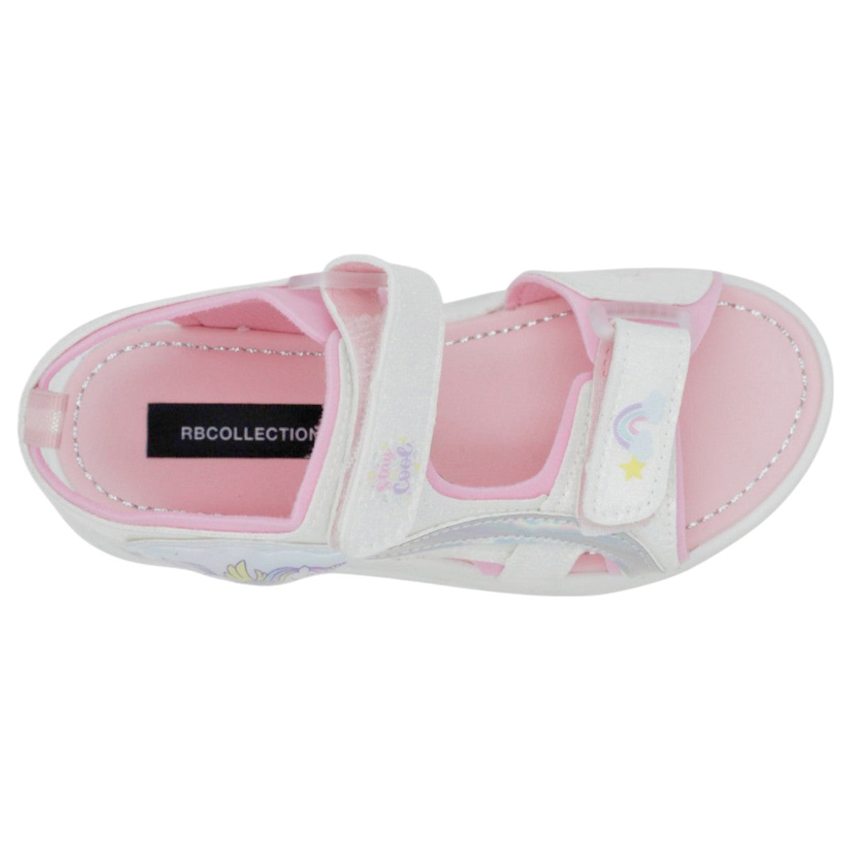 Foto 4 pulgar | Sandalias Exterior Sintético Color Plata Para Niña De Rbcollection