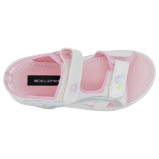 Foto 3 | Sandalias Exterior Sintético Color Plata Para Niña De Rbcollection