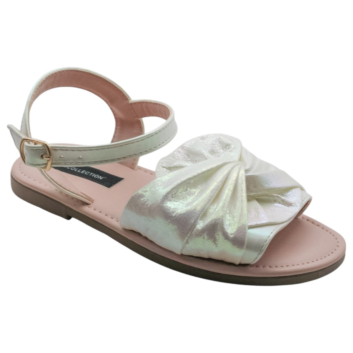 Sandalias Exterior Piel Color Blanco Para Niña De Rbcollection
