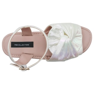 Foto 3 | Sandalias Exterior Piel Color Blanco Para Niña De Rbcollection