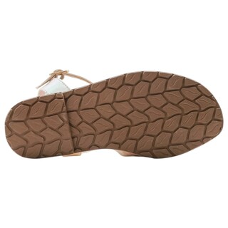 Foto 4 | Sandalias Exterior Piel Color Blanco Para Niña De Rbcollection