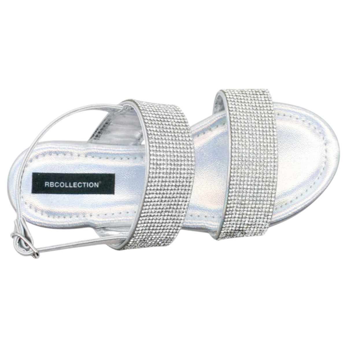 Foto 4 pulgar | Sandalias Exterior Sintético Color Plata Para Niña De Rbcollection