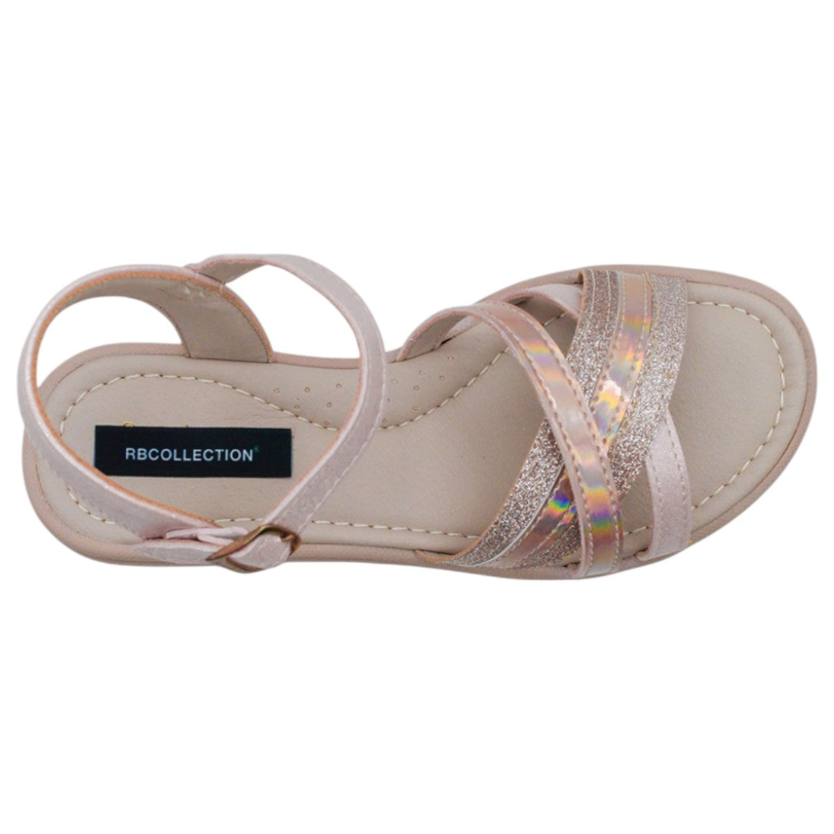 Foto 4 pulgar | Sandalias Exterior Piel Vegana Color Rosa Para Niña De Rbcollection