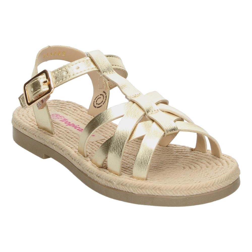 Foto 5 pulgar | Sandalias Tropicana Dorado Para Niña [tro1424] Dorado