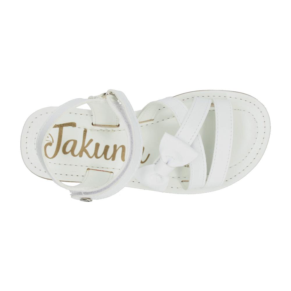 Foto 8 | Sandalias Jakuna Blanco Para Niña T18-22 [jak428] Blanco