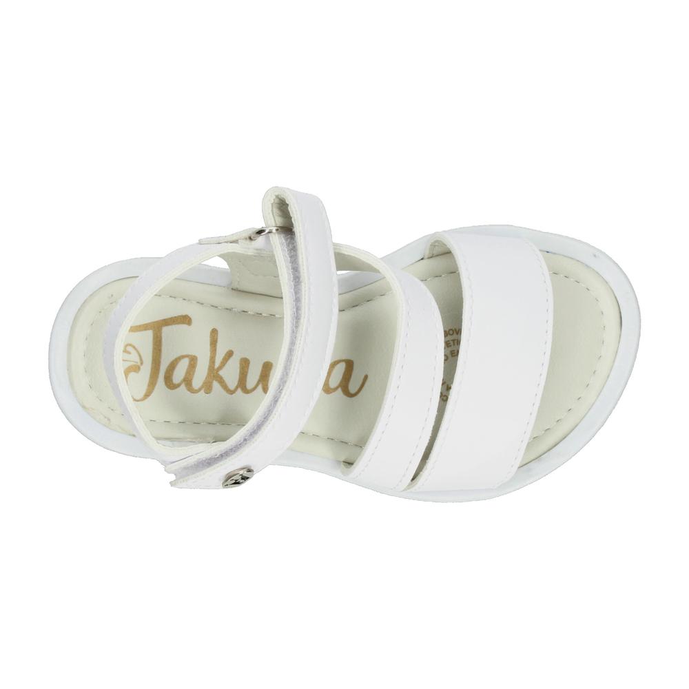 Foto 9 pulgar | Sandalias Jakuna Blanco Para Niña T18-22 [jak419] Blanco