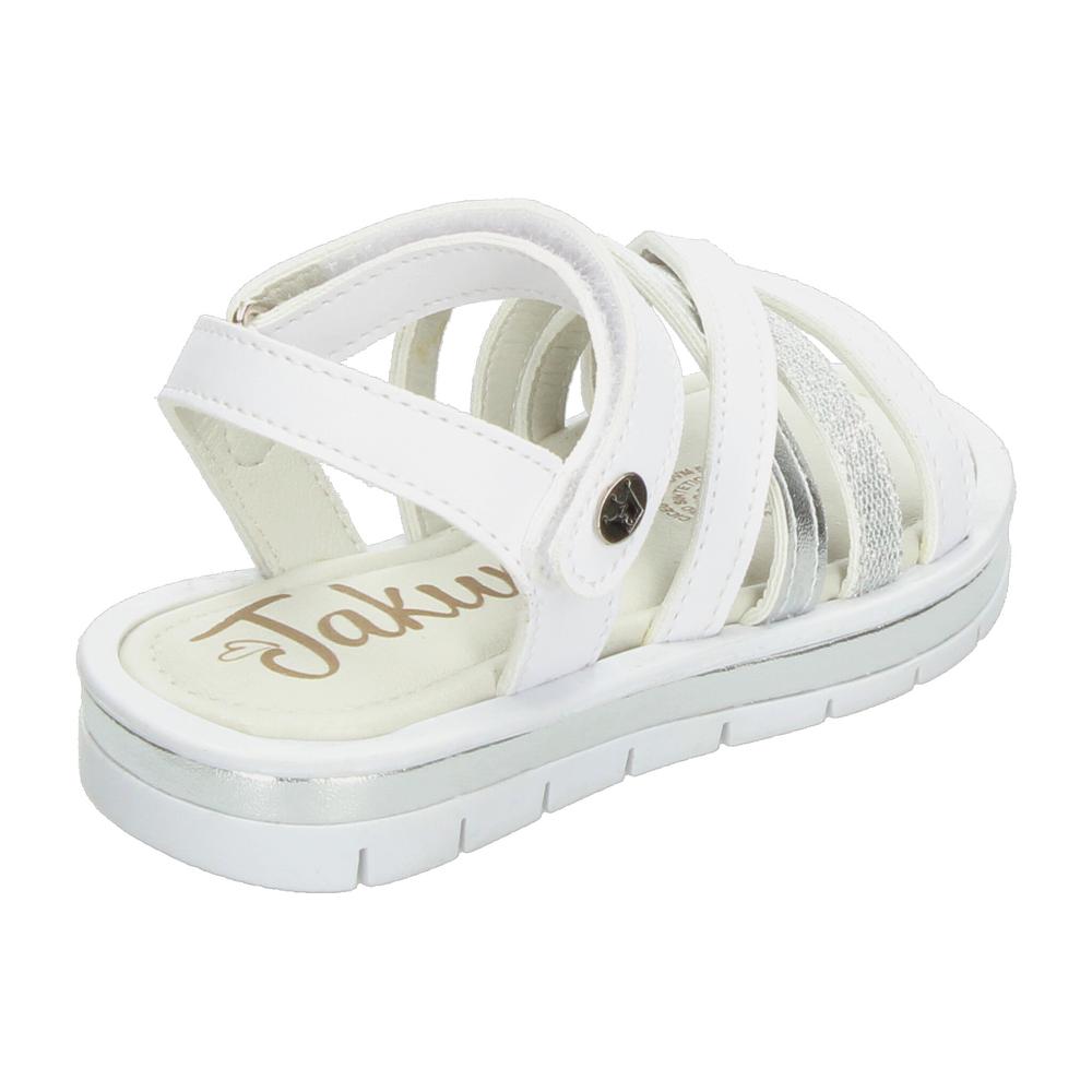 Foto 3 | Sandalias Jakuna Blanco Para Niña T18-22 [jak424] Blanco