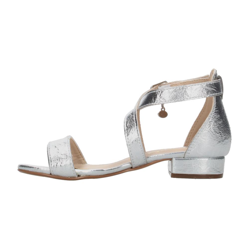 Foto 5 | Sandalias Jakuna Plateado Para Niña T22-24 [jak426] Plateado