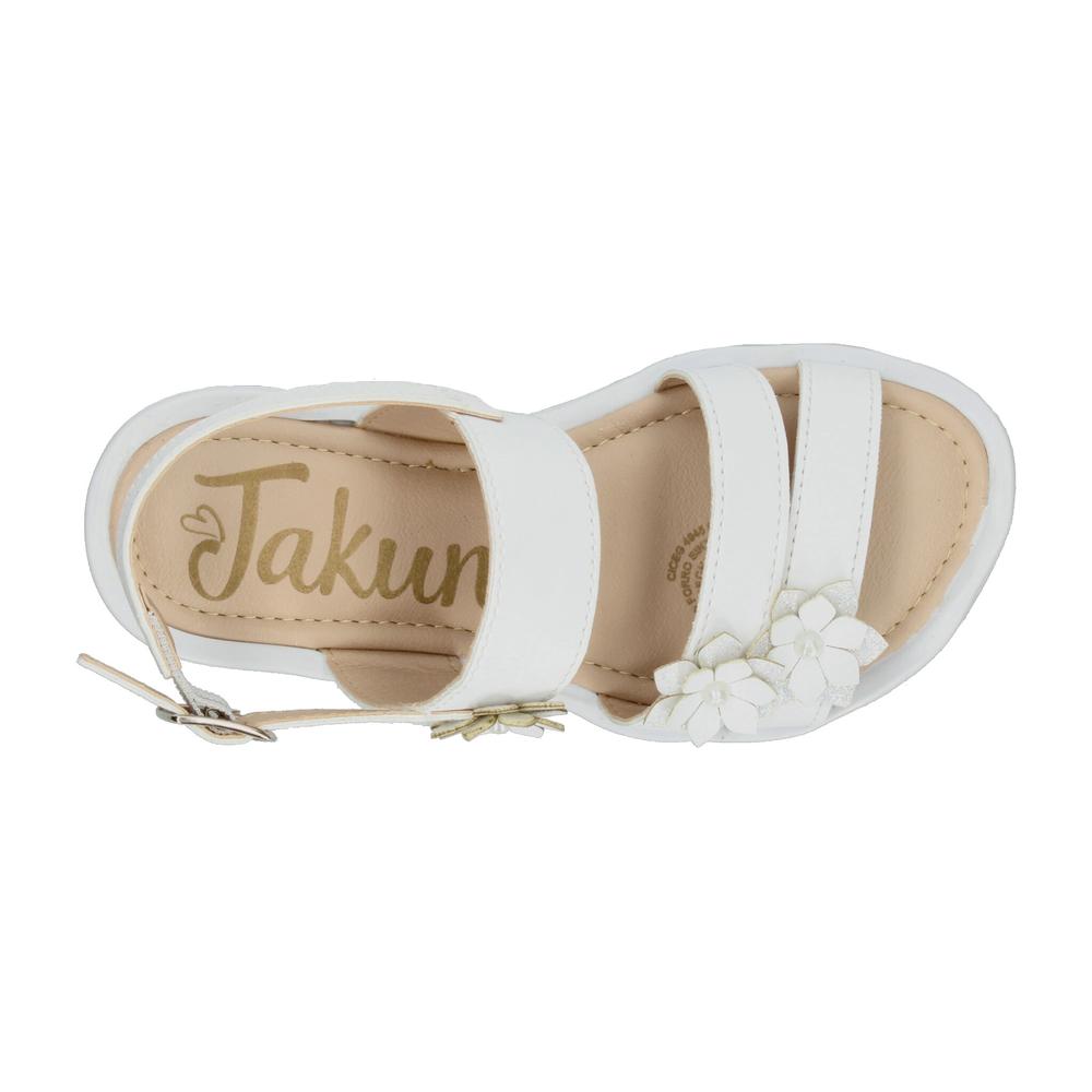 Foto 8 | Sandalias Jakuna Blanco Para Niña T18-22 [jak433] Blanco