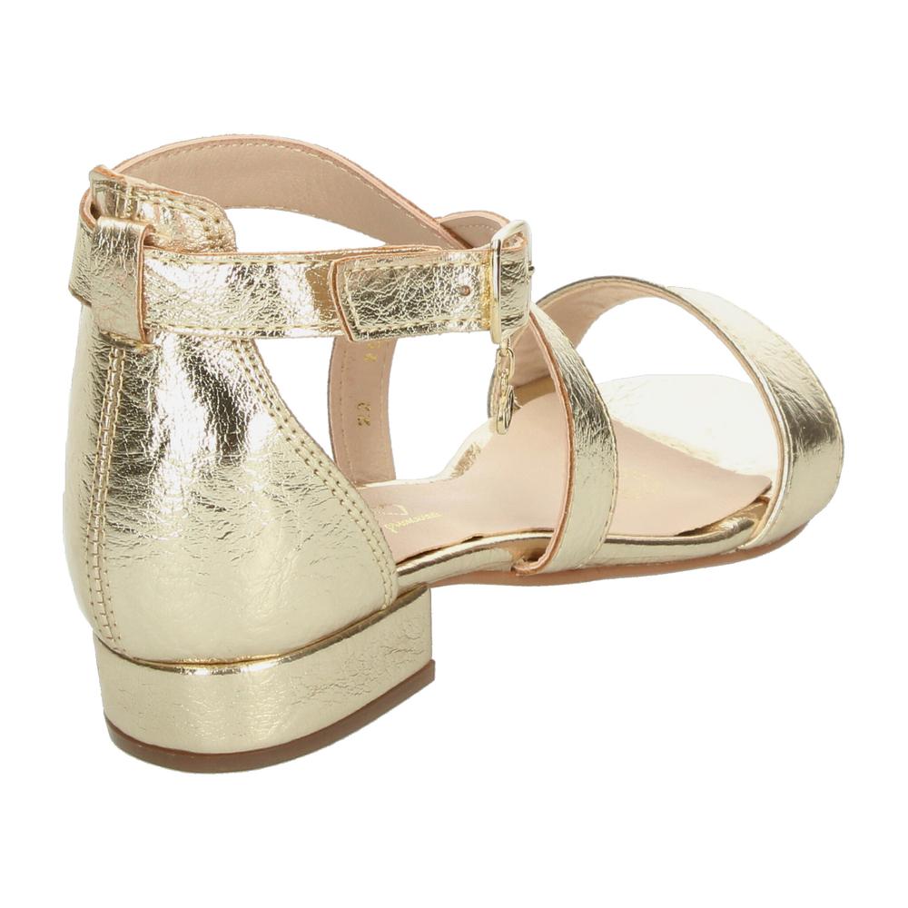 Foto 3 | Sandalias Jakuna Dorado Para Niña T22-24 [jak425] Dorado