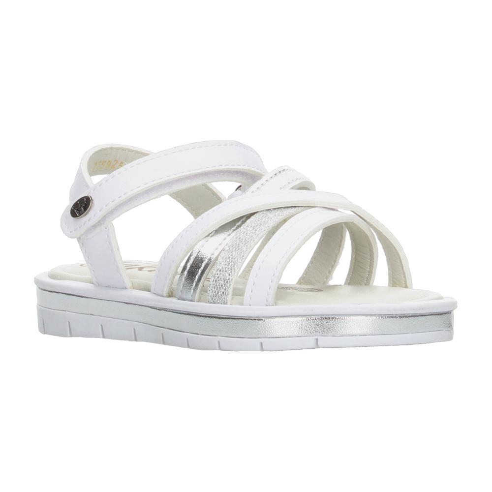 Foto 3 pulgar | Sandalias Jakuna Blanco Para Niña T15-18 [jak422] Blanco