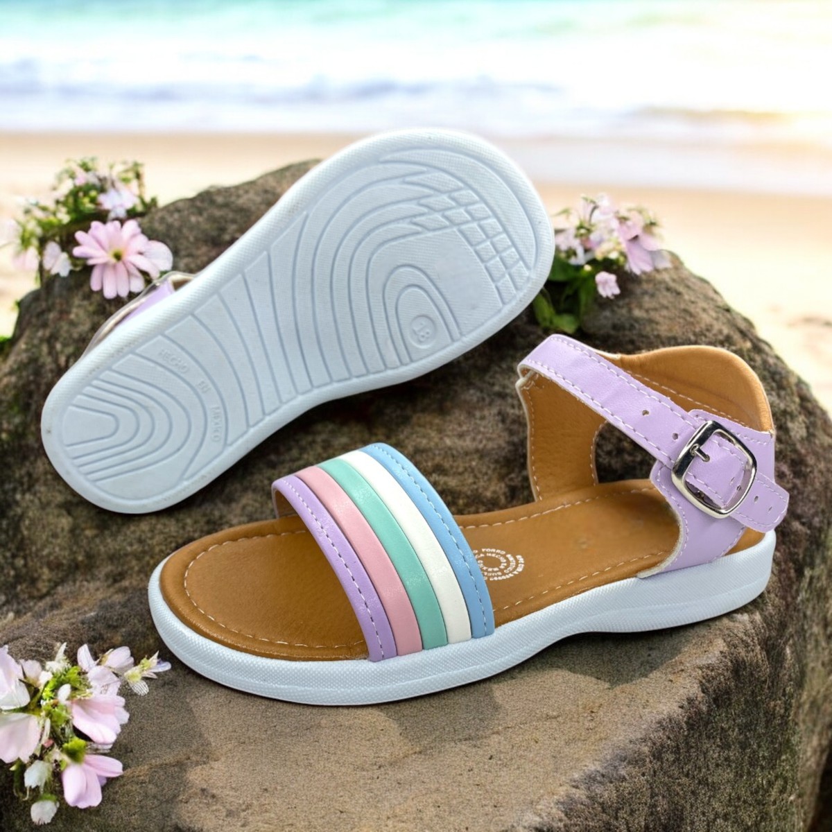 Foto 5 pulgar | Huaraches Para Niña, Diseño Moderno Y Comodidad Para Jugar