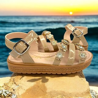 Foto 4 | Huaraches Camel Para Niña, Confort Y Estilo Diario