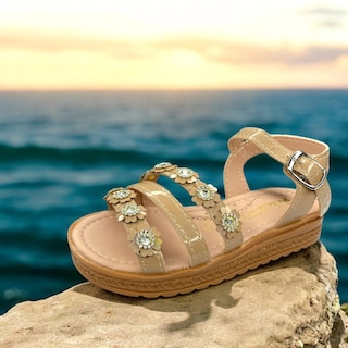 Foto 6 | Huaraches Camel Para Niña, Confort Y Estilo Diario