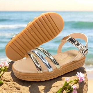 Foto 4 | Huaraches Para Niña, Confort Y Glamour Para Cada Paso