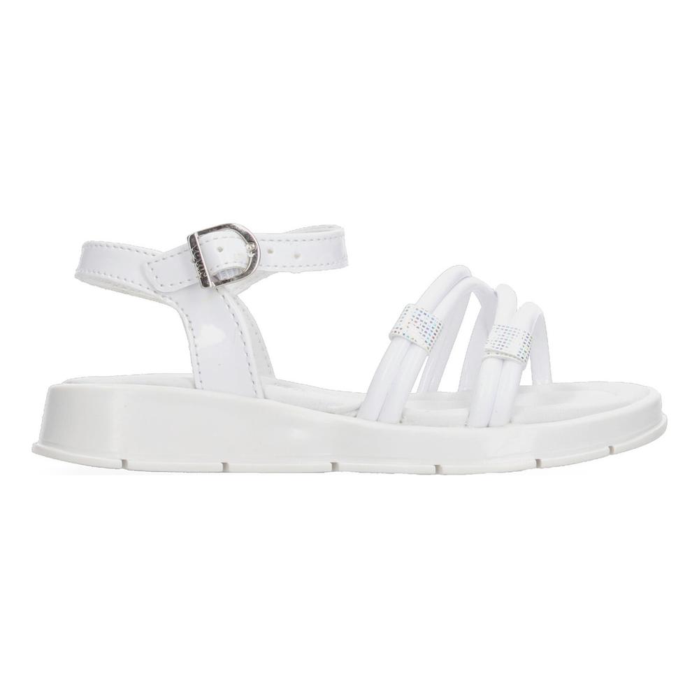 Sandalias Yuyin Blanco Con Hebilla Para Niña Blanco