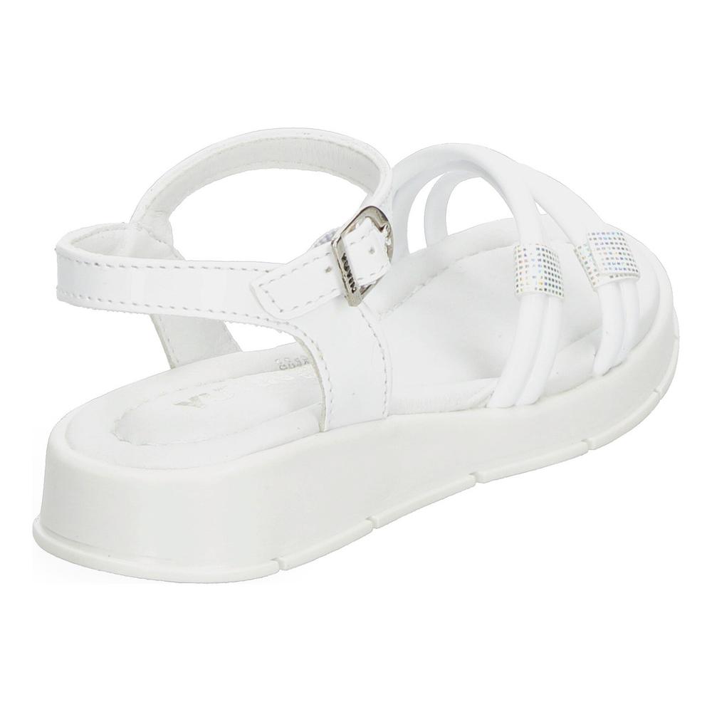 Foto 4 pulgar | Sandalias Yuyin Blanco Con Hebilla Para Niña Blanco