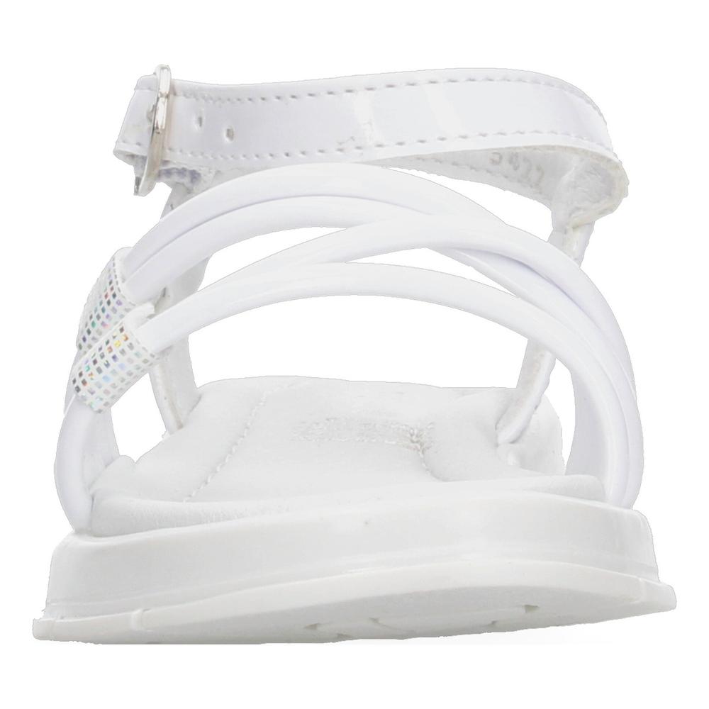 Foto 6 | Sandalias Yuyin Blanco Con Hebilla Para Niña Blanco