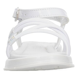 Foto 6 | Sandalias Yuyin Blanco Con Hebilla Para Niña Blanco