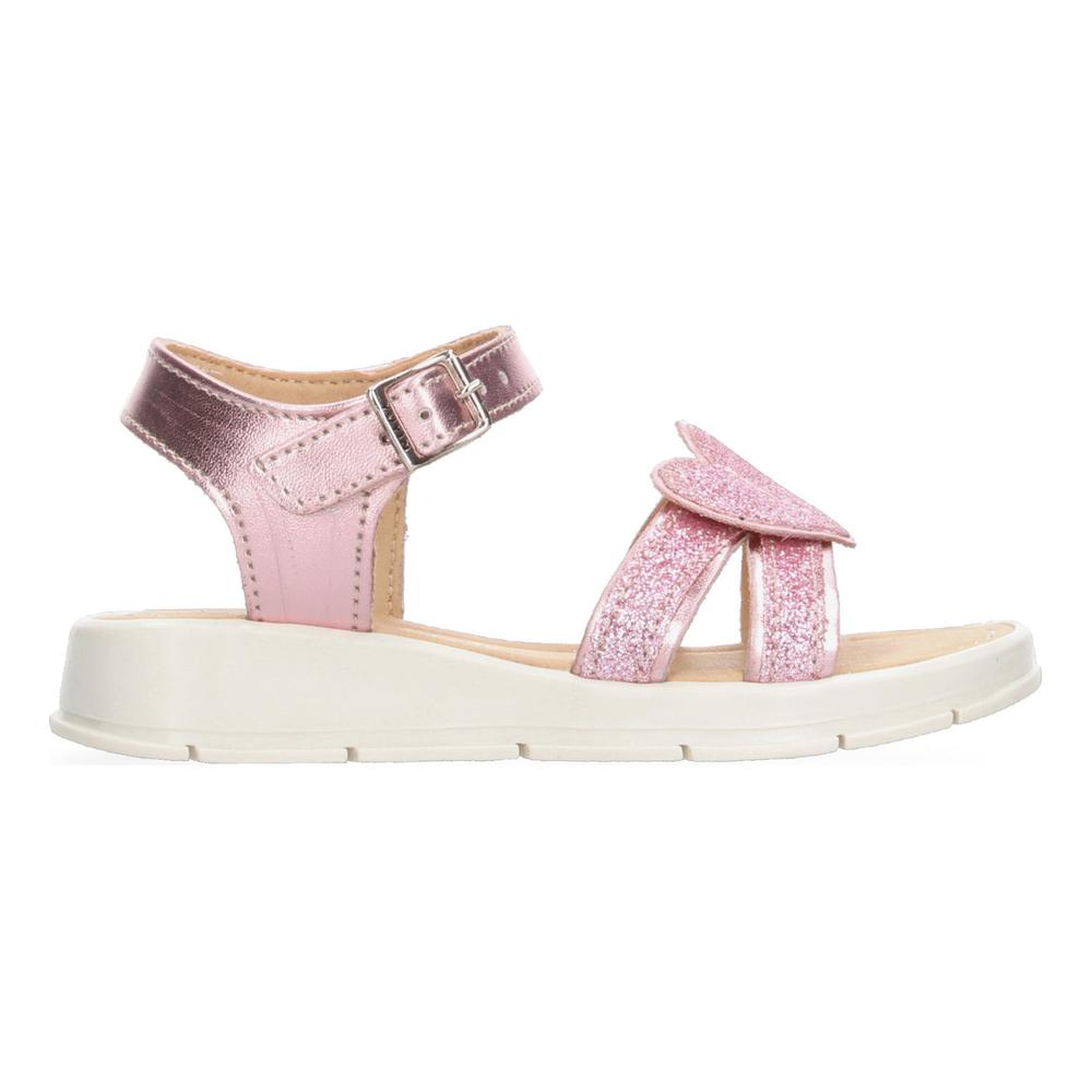 Foto 2 pulgar | Sandalias Yuyin Rosa Diseño De Corazón Con Hebilla Para Niña Rosa