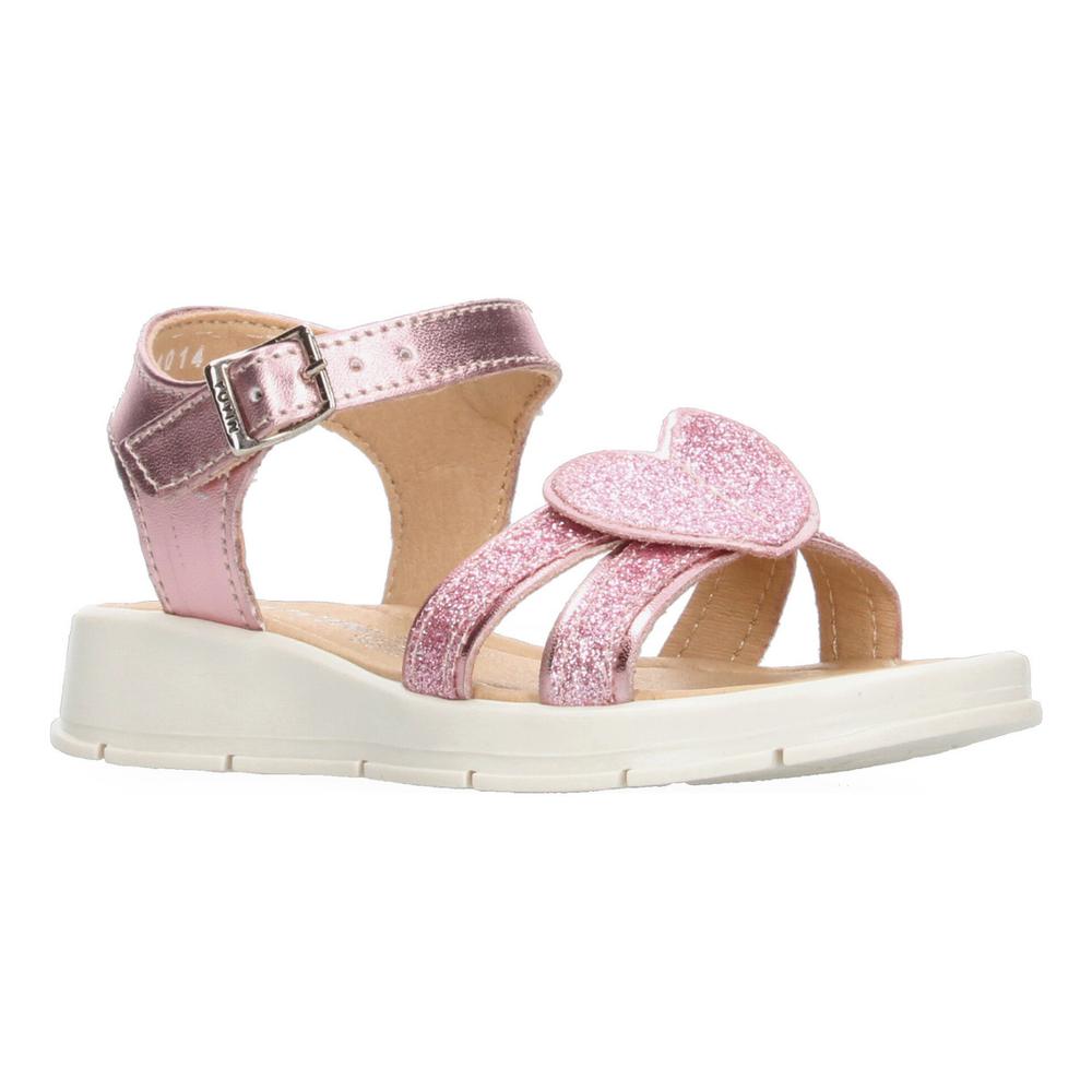 Foto 3 pulgar | Sandalias Yuyin Rosa Diseño De Corazón Con Hebilla Para Niña Rosa