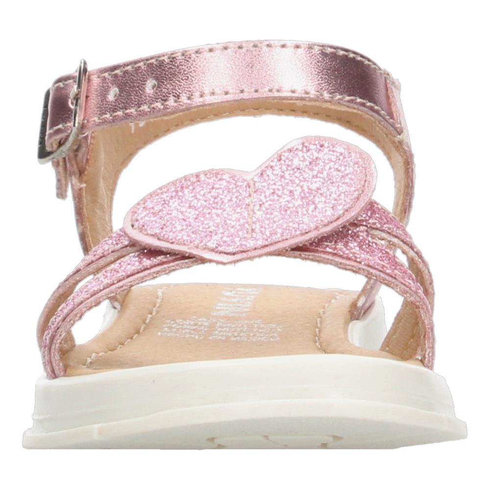 Foto 7 pulgar | Sandalias Yuyin Rosa Diseño De Corazón Con Hebilla Para Niña Rosa