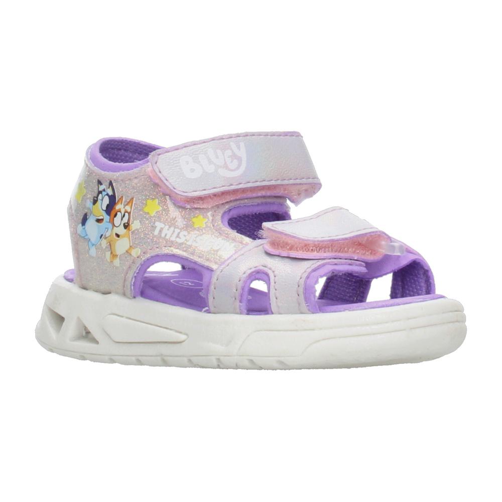 Foto 4 pulgar | Sandalias Bluey Plateado Para Niña T12-15 [buy5] Plateado