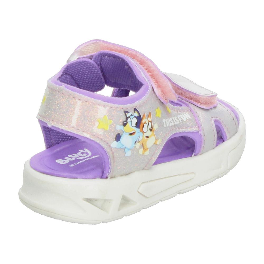 Foto 6 | Sandalias Bluey Plateado Para Niña T12-15 [buy5] Plateado