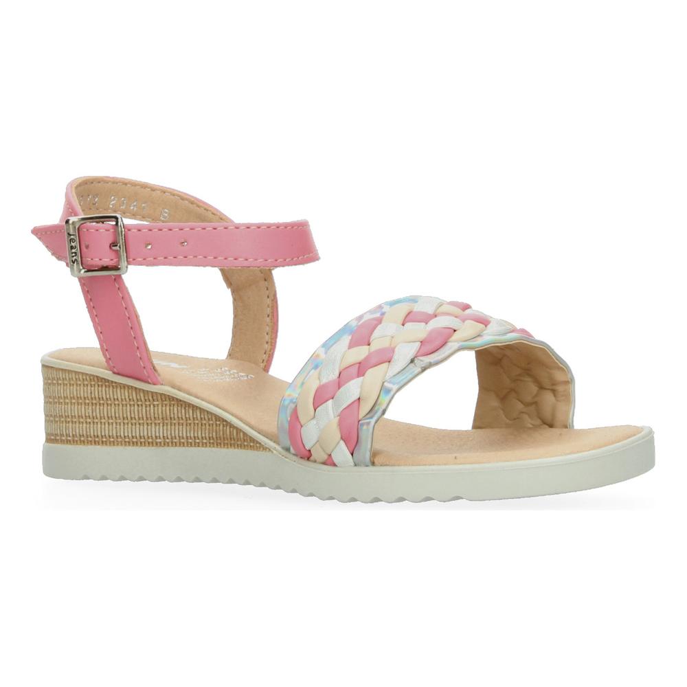 Foto 2 | Sandalias Yuyin Rosa Para Niña [yuy453] Multicolor