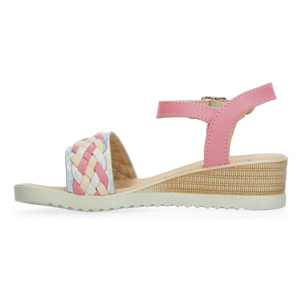 Foto 3 | Sandalias Yuyin Rosa Para Niña [yuy453] Multicolor