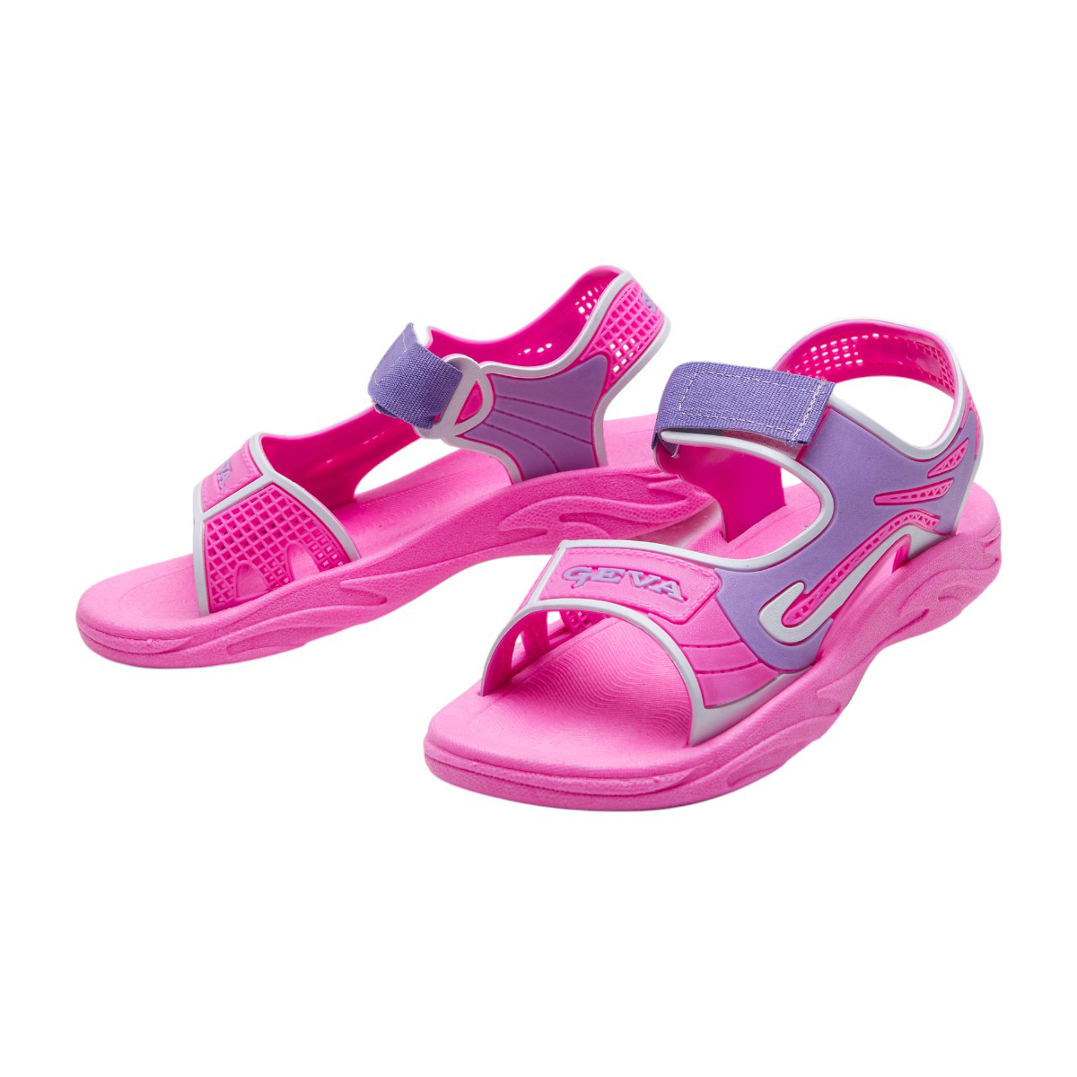 Foto 4 pulgar | Sandalias Calzado Watanabe Color Rosa Plástico Sporte Tobillo
