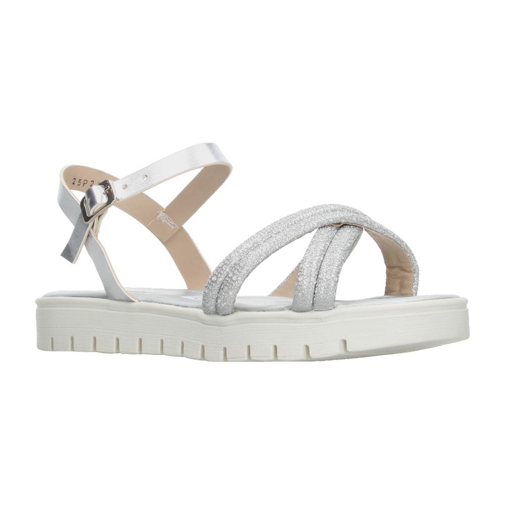 Foto 1 | Sandalias Blasito Plateado Para Niña T22-24 [bla149] Plateado