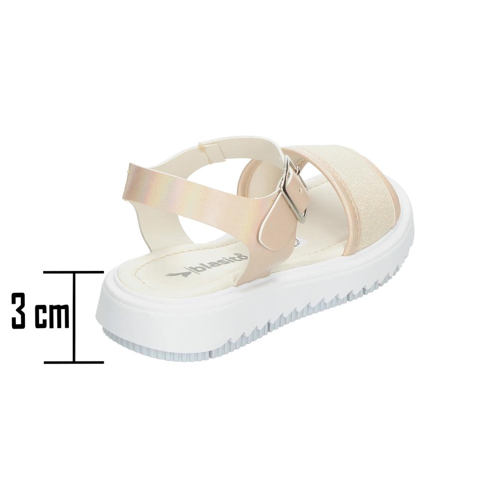 Foto 4 pulgar | Sandalias Blasito Dorado Para Niña T19-22 [bla150] Dorado