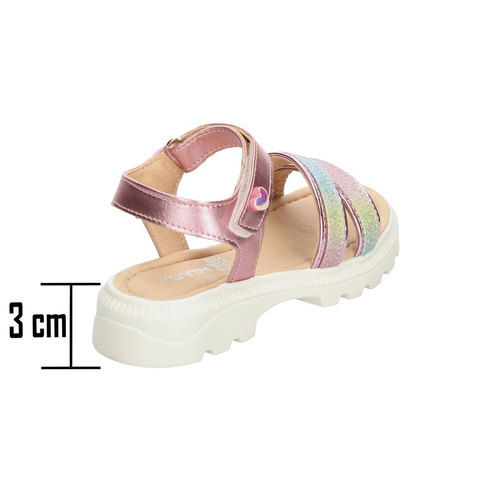 Foto 4 pulgar | Sandalias Yuyin Rosa Para Niña T18-22 [yuy562] Rosa