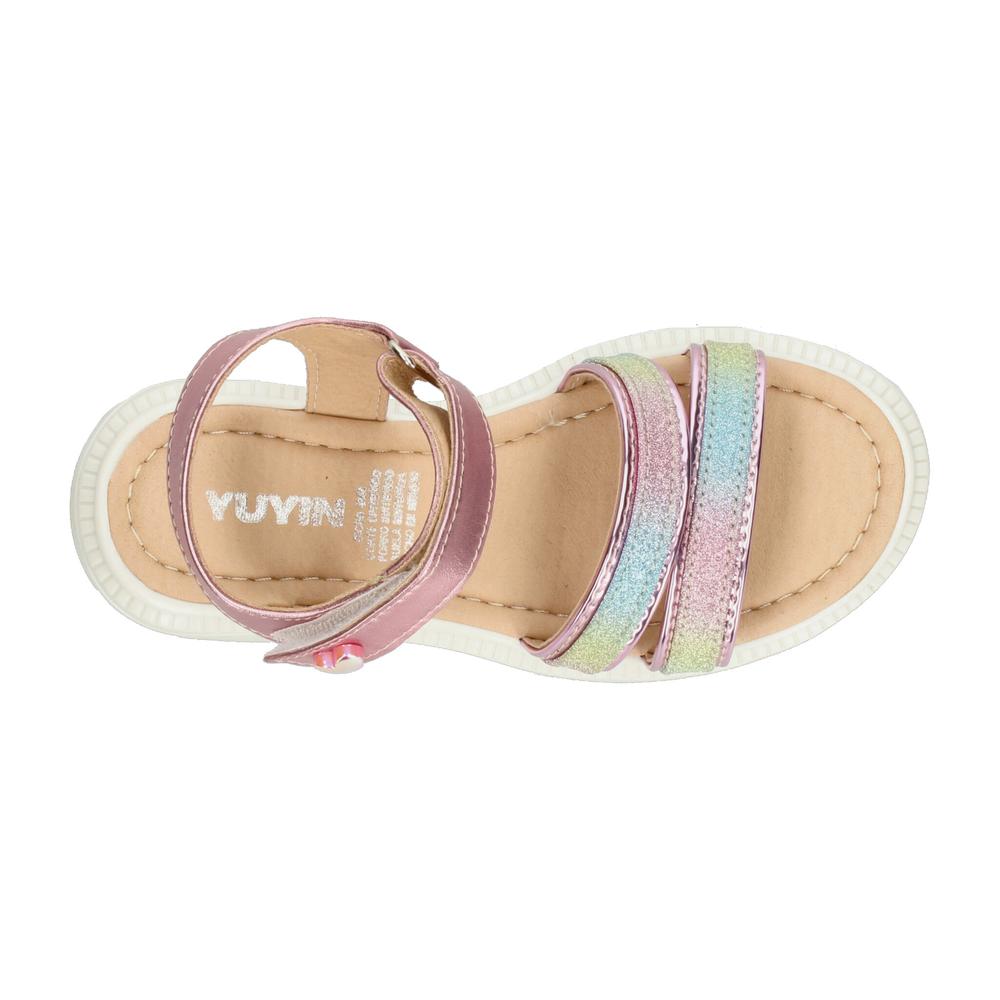 Foto 8 | Sandalias Yuyin Rosa Para Niña T18-22 [yuy562] Rosa