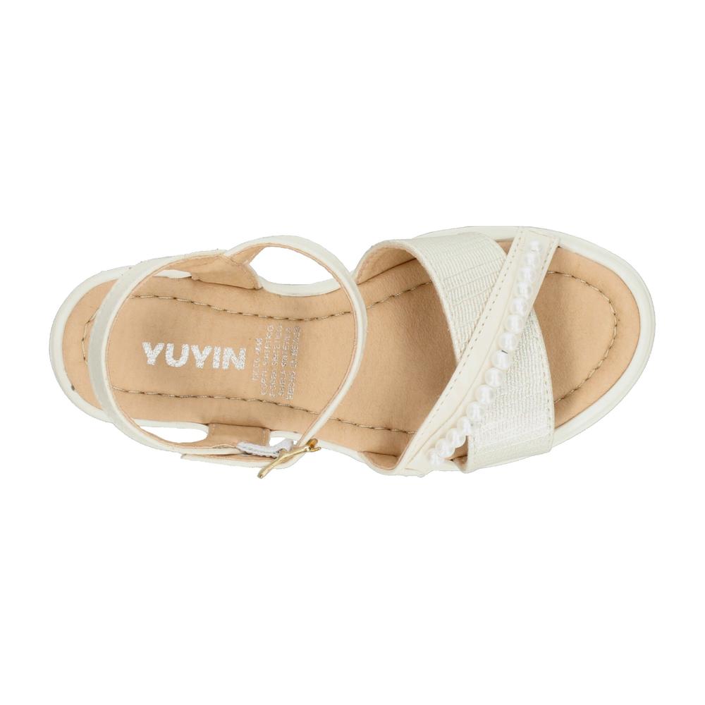Foto 9 pulgar | Sandalias Yuyin Latte Para Niña T18-22 [yuy565] Beige