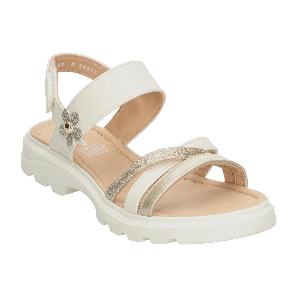 Foto 5 pulgar | Sandalias Yuyin Blanco Para Niña T22-26 [yuy564] Blanco