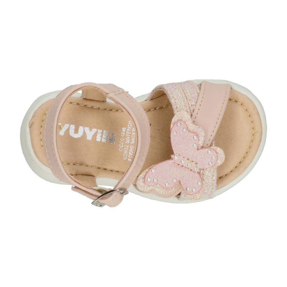Foto 9 pulgar | Sandalias Yuyin Rosa Para Niña T12-15 [yuy557] Rosa