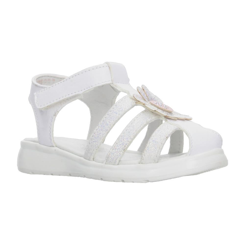 Foto 3 pulgar | Sandalias Yuyin Blanco Para Niña T15-18 [yuy560] Blanco
