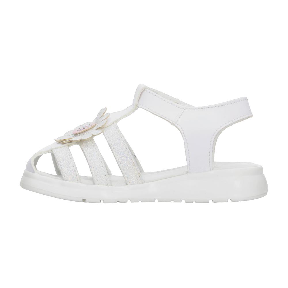 Foto 6 pulgar | Sandalias Yuyin Blanco Para Niña T15-18 [yuy560] Blanco